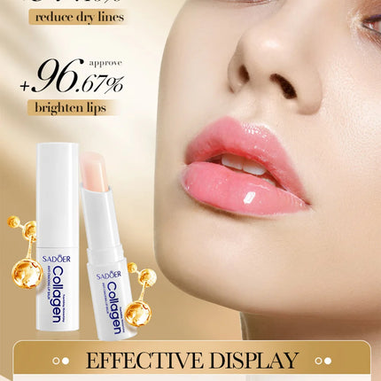 Collagen Moisturizing lipstick Dry Lip Balm in Winter can moisturize skin for a long time