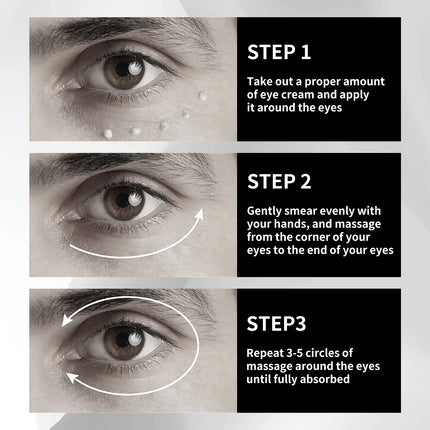 EELHOE Anti Aging Eye Cream Men Dark Circles Puffy Eyes Treatments Fade Fine Lines Nourishing Instant Firm Eye Bag Cream for Men