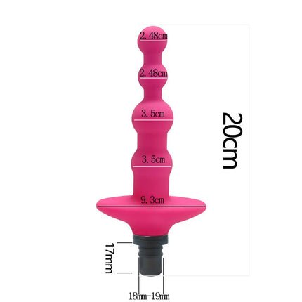 FREDORCH Sex Machine Attachments Fascia Gun Massage Head to Silicone Dildo Sex Toys for Men Women Vibrators Penis Masturbation