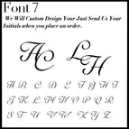 Font 7 / Gold Wood Box