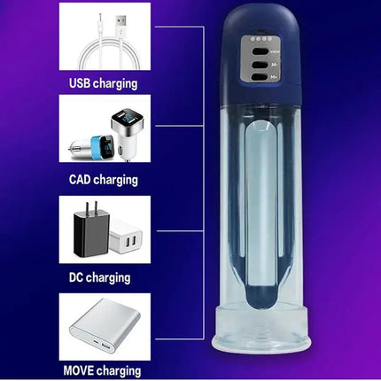 Penis extender for male masturbators Penis vacuum pump penis enlargement booster massager ring, male penis extension pump