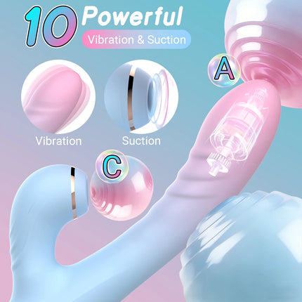 Powerful Dildo Vibrator Sucking Vacuum Stimulator For Female G-Spot Clitoris Stimulator Vagina Massager Dildo Sex Toys for Women