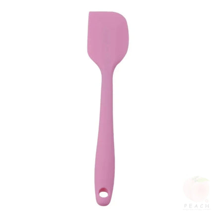 1PC Small Heat Resistant Integrate Handle Silicone Spooncolor Silicone Scraper Cake Cream Spatula Knife Kitchen Baking Tool