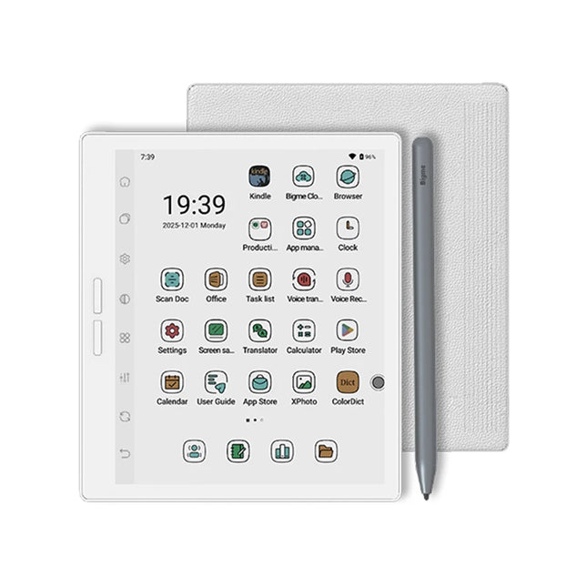 Bigme B751C S 7-inch e-ink e-book reader, 36-Level Front Light, Android 14 OS electronic book, 4+64GB Paper-like ereader e-Book