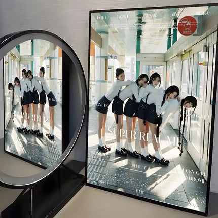 Kpop Band I-ILLIT Poster Trendy And Easy-to-Apply Wall Art Stickers For Home Decor And Dorm Room Walls