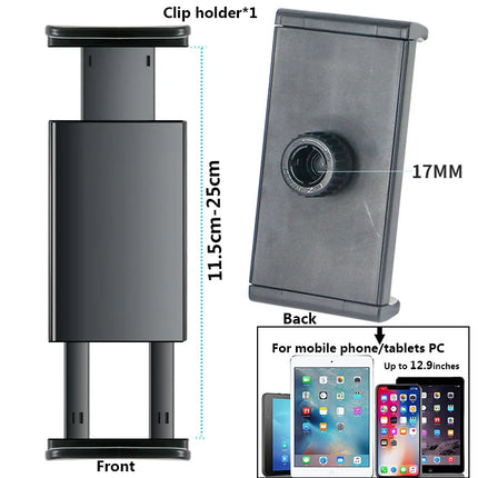 Flexible Arm Monopod Metal Tube Rod Stands Selfie Stick with Ball Head for Mobile Phone Smartphones Tripod Live Streaming
