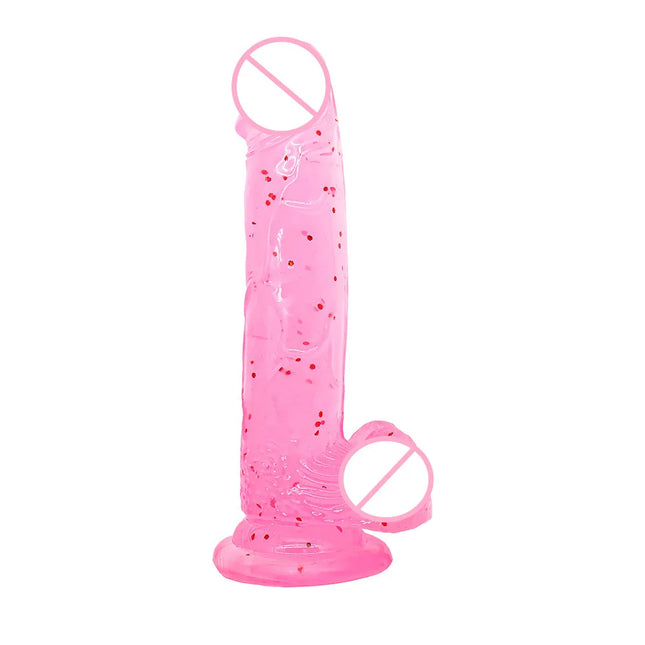 Transparent Realistic Dildo Penis Suction Cup Dildo Realistic Sex Toys for Lesbian Women Female Masturbator Big Dick Fake Dick
