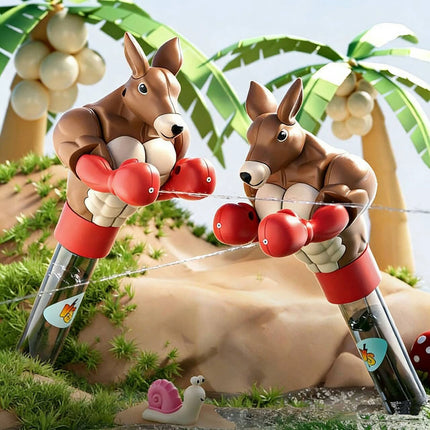 Creative decompression boxing kangaroo water gun fun and funny summer water play toy