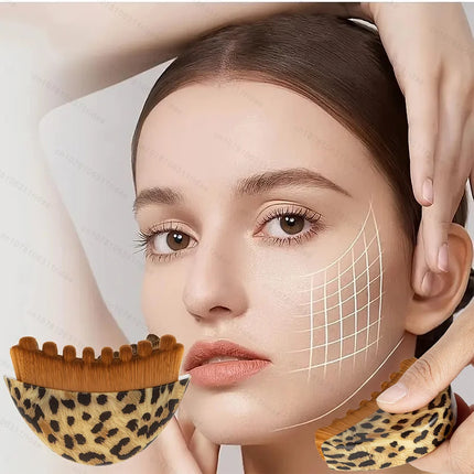 Lymphatic Contouring Facial Brush Chin Sculpting Shaper Tools Anti-puffing Face Lifting Fit Lymphatic Drainage Massager Body Spa