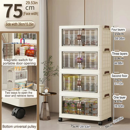 Folding Storage Cabinet Wardrobe / Armoire Rangement Pliable