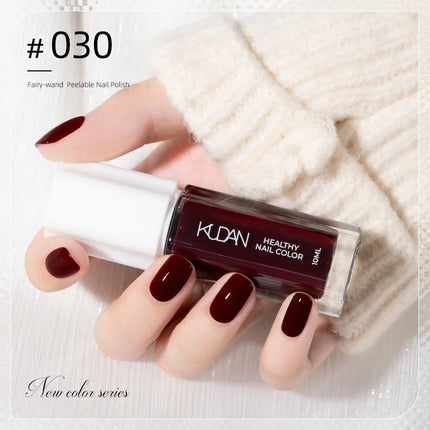 Colorful Water-Base Nail Polish 40 Colors Air Dry Peel Off Nail Art for Manicure DIY Long Lasting Nail Supplies Painting Varnish
