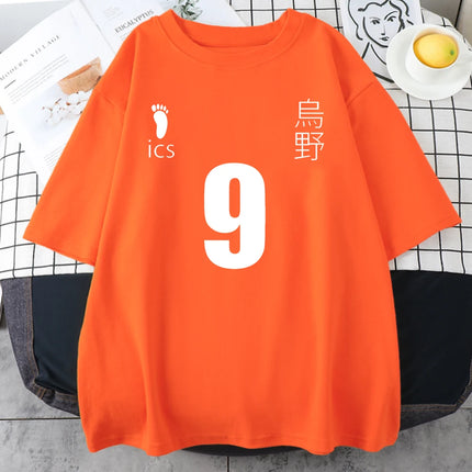Kageyama Tobio Anime Haikyuu Print Mans Cotton T-Shirts Personality All-math Oversize Tops Summer Breathable Men Short Sleeve