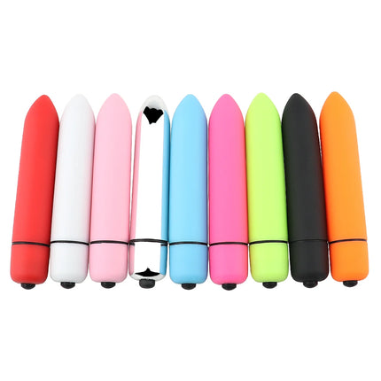 Women's Mini Dildo Vibrator 10 Frequency Bullet Female Sex Toy AAA Battery Powered Waterproof Egg Vibrating Adult Sex Toy 18+