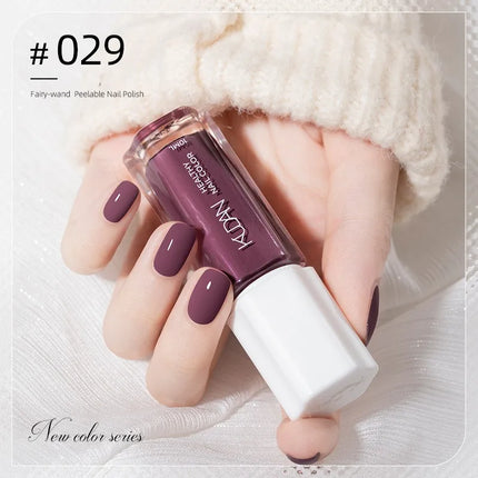 Colorful Water-Base Nail Polish 40 Colors Air Dry Peel Off Nail Art for Manicure DIY Long Lasting Nail Supplies Painting Varnish
