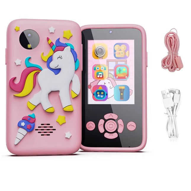 Children's Smartphone Camera Toys Cartoon Camera With Built-in Music Player And Games Kids Photographer Puzzle Smart Camera Toys