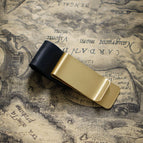 black and brass