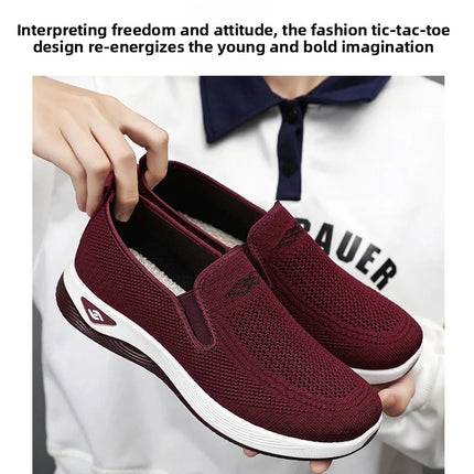 Women Casual Sports Shoes Breathable Lightweight Sneakers Anti-slip Flats Outdoor Running Walking Shoes Female Vulcanized Shoes