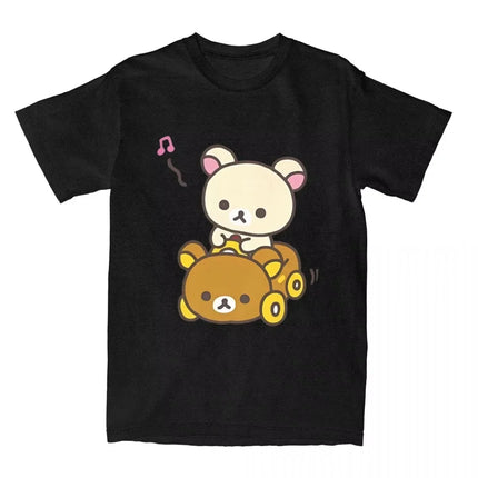 Round Neck Short Sleeve T-shirt for Men and Women with Car Hipster Style Summer Short Sleeve T Shirts Streetwear Women T Shirts