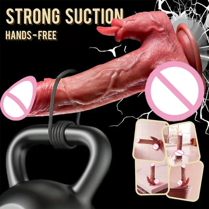 Adult Supplies Double Head Tongue Licking Vibration Remote Control Massager Adult Sex Toys Women Vibrator for Orgasm Stimulator