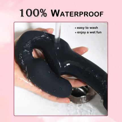 Strapless Strap-on Dildos Vibrator with Remote Control for Women Lesbian Couples, G Spot Sex Toys With Clitoris Stimulator