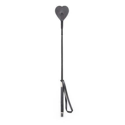 56CM Long Whip Fetish heart PU Leather Flogger Paddle With Plastic Handle BDSM Cosplay Bondage Adult Sex Game For Couple