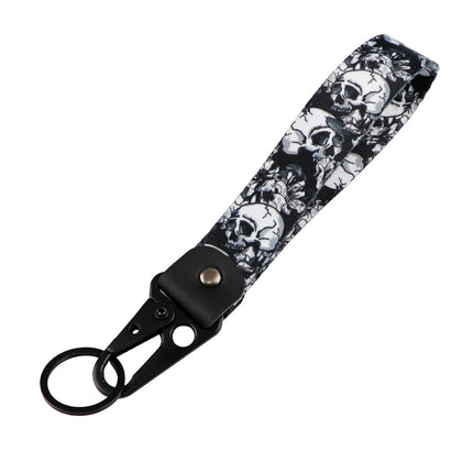 Lucky Cat Eagle Beak Keychain Motorcycles Girl Animation Short Lanyards Used in Phone Rope Badge Holder Accessories