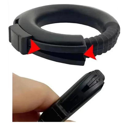 Male Adjustable Silicone Penis Cock Ring Enhancer Prolonging Ejaculation Foreskin Corrector Lock Semen Cockrings Sex Toys