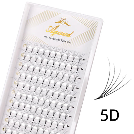 AGUUD 16 Rows Premade Volume Fans Pointy Based Eyelash Extension 5D 8D 10D 12D 30D 40D 320 Fans Russian Volume Faux Mink Lashes