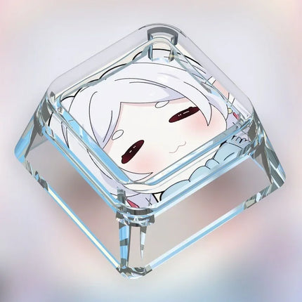 Animation Frieren: Beyond Journey's End Personalized Keycap Single PC Art Transparent Mechanical Keyboard Keycap Gift