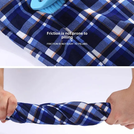Thickened Fleece Men's Casual Shirt Warm Plaid Set Winter Wear Comfortable Breathable Fashionable Chinese Brand Clothing