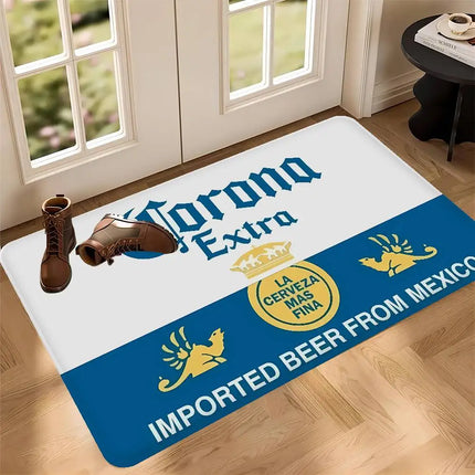 C-Corona E-Extra Beer Floor Carpet Kids Room Bedroom Decoration Balcony Anti-Slip Doormat Living Room Hotel Decor Mat
