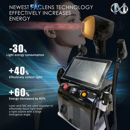2026 Painless Hair Removal DEVICE 4-in-1 Soprano Titanium Ice Platinum RF Pico DPL Diode Laser 755 808 940 1064nm 4Wave ND:YAG
