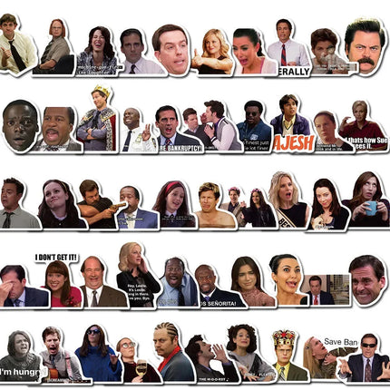 10/30/50/100pcs Funny Classic TV Series Meme Stickers Decals DIY Scrapbook Laptop Stationary Suitcase Waterproof Sticker Kid Toy