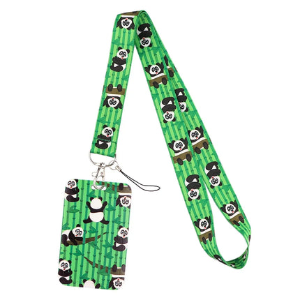 New Sakura Cherry Blossoms Flower lanyard card ID Badge Holder Keychain Pass Gym Mobile Kids Key Holder Key Rings Gift