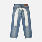 white blue / L