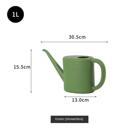 1L/2L Watering Can Pot Long Mouth Plastic Flower Spray Water Kettle Garden Plants Large Capacity Watering Device Watering Tool