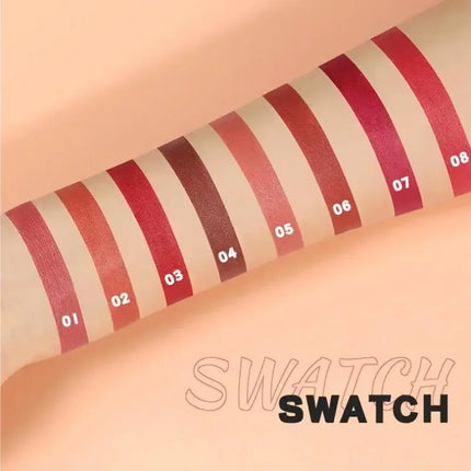 Matte Finish Waterproof Lip Liner 8 Colors Long Lasting Lip Pencil Contour Pen Sexy Red Tint For Perfect Lip Makeup
