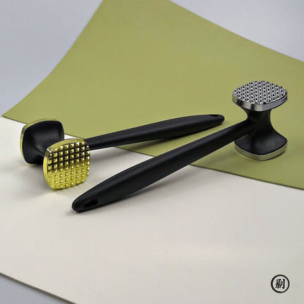 Heavy Duty Meat Hammer – Stainless Steel Head & Rubber Grip, Effortless Tenderizing Tool for Kitchen