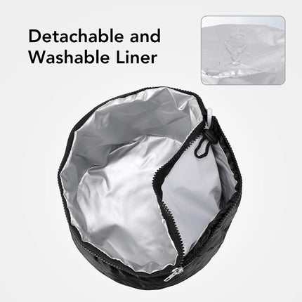 Home Salon Hair Steamer Cap Women Electric Portable Heating Hat Hair Oil Baking Mask Cap 3 Timer Deep Conditioning Bonnet Black