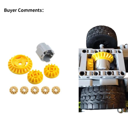 New Differential Gears MOC Technical Modification Parts Building Blocks Bricks 65414 69761 69762 6589 Compatible with Legoeds