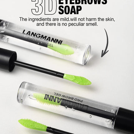 3D Shaping Clear Root Wild Eyebrows Gel Transparent Styling Fixing Brow 16 Hour Hold Waterproof Quick-dry Brow Lifting Makeup