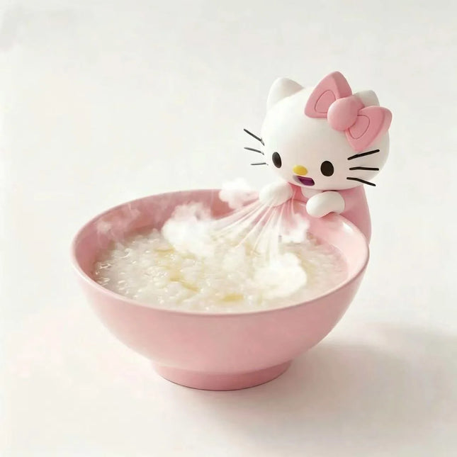 Small Fan Cartoon Puppy Animal Kitty Cat Shapes Tool Portable Handheld Fan Noodles Water On the Cup Toys