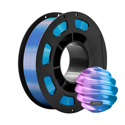 Dual-color PLA Silk 200g 3D Printing Materials 1.75mm 3D Printer Filament for FDM Non-toxic Vacuum Packaging Eco-Friendly