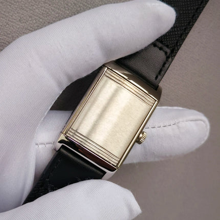 Specht&Söhne Reversible Square Watch Ronda Quartz Movt Stainless Steel Case Sapphire Crystal Flip Design Mens Fashion Wristwatch