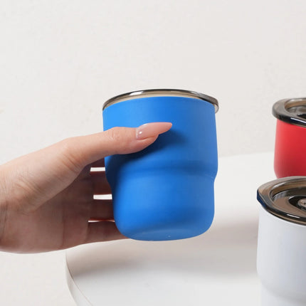 304 Stainless Steel Vacuum Tumbler, Portable Travel Mug for Hot & Cold Beverages - 255ml Travel, Coffee, Party Cup in 16 Colors
