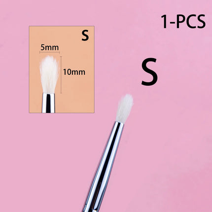Highlighter Brush Eyeshadow Crease Brush Contour Crease Highlighter Sculpting Makeup Brushes 100% Goat Hair Tapered Beauty Tool