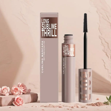 10ml Waterproof Curling Mascara Slim Curly Eye Black Thick Long-lasting Non Smudging Eye Black Natural Makeup Look Eye Black