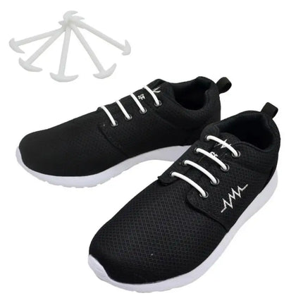 3 Colors 12Pcs/set Lazy No Tie Shoelaces for Men Women Leather Shoes Elastic Silicone Shoe lace Suitable High Quality