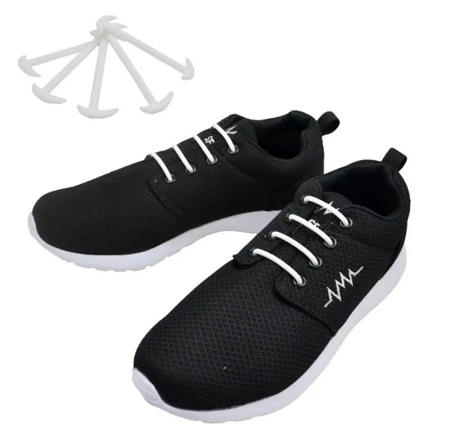 3 Colors 12Pcs/set Lazy No Tie Shoelaces for Men Women Leather Shoes Elastic Silicone Shoe lace Suitable High Quality