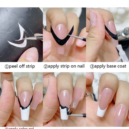 Nail Art Stickers & Tweezers / Stickers Ongles & Pince
